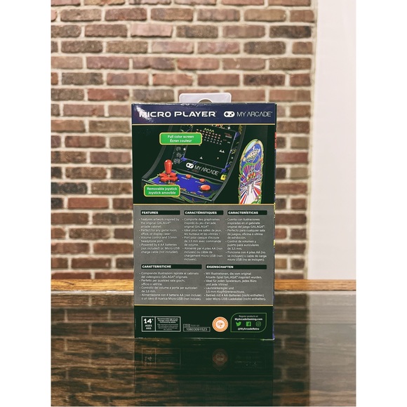 My Arcade Galaga Micro Player - Collectible Retro Handheld Game - Picture 2 of 7